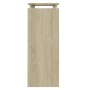 Mesa consola madera contrachapada roble Sonoma 80x30x80 cm de vidaXL, Mesas auxiliares - Ref: Foro24-808317, Precio: 40,89 €,...