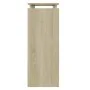 Mesa consola madera contrachapada roble Sonoma 80x30x80 cm de vidaXL, Mesas auxiliares - Ref: Foro24-808317, Precio: 40,32 €,...