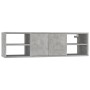 Estantería pared madera contrachapada gris hormigón 102x30x29cm en Estanterías | Comprar online en Foru.es