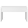 Mesa de centro madera contrachapada blanco 68x50x38 cm de vidaXL, Mesas de centro - Ref: Foro24-808332, Precio: 33,23 €, Desc...