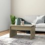 Mesa de centro madera contrachapada roble Sonoma 68x50x38 cm de vidaXL, Mesas de centro - Ref: Foro24-808335, Precio: 33,65 €...
