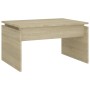 Mesa de centro madera contrachapada roble Sonoma 68x50x38 cm de vidaXL, Mesas de centro - Ref: Foro24-808335, Precio: 33,65 €...