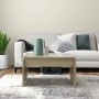 Mesa de centro madera contrachapada roble Sonoma 68x50x38 cm de vidaXL, Mesas de centro - Ref: Foro24-808335, Precio: 33,65 €...
