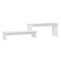 Mueble para TV madera contrachapada blanco 180x30x43 cm en Muebles TV | Comprar online en Foru.es