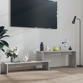 Mueble para TV madera contrachapada gris hormigón 180x30x43 cm en Muebles TV | Comprar online en Foru.es