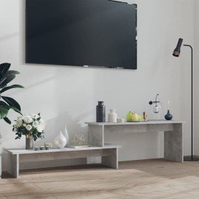 Mueble para TV madera contrachapada gris hormigón 180x30x43 cm en Muebles TV | Comprar online en Foru.es
