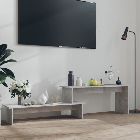 Mueble para TV madera contrachapada gris hormigón 180x30x43 cm en Muebles TV | Comprar online en Foru.es
