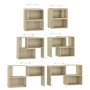 Mueble de TV madera contrachapada roble Sonoma 104x30x52 cm de vidaXL, Muebles TV - Ref: Foro24-808353, Precio: 69,70 €, Desc...