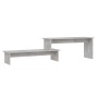 Mueble para TV madera contrachapada gris hormigón 180x30x43 cm en Muebles TV | Comprar online en Foru.es