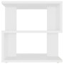 Mesa auxiliar de madera contrachapada blanco 40x40x40 cm en Mesas auxiliares | Comprar online en Foru.es