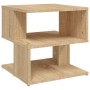 Mesa auxiliar de madera contrachapada roble Sonoma 40x40x40 cm en Mesas auxiliares | Comprar online en Foru.es