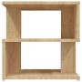 Mesa auxiliar de madera contrachapada roble Sonoma 40x40x40 cm en Mesas auxiliares | Comprar online en Foru.es