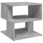 Mesa auxiliar de madera ingeniería gris hormigón 40x40x40 cm en Mesas auxiliares | Comprar online en Foru.es