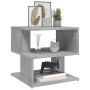 Mesa auxiliar de madera ingeniería gris hormigón 40x40x40 cm en Mesas auxiliares | Comprar online en Foru.es