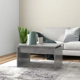 Couchtisch aus betongrauem Sperrholz, 68 x 50 x 38 cm von vidaXL, Couchtisch - Ref: Foro24-808336, Preis: 41,53 €, Rabatt: %