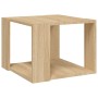 Mesa de centro madera contrachapada roble Sonoma 40x40x30 cm en Mesas de centro | Comprar online en Foru.es