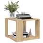 Mesa de centro madera contrachapada roble Sonoma 40x40x30 cm en Mesas de centro | Comprar online en Foru.es