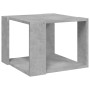 Mesa de centro madera contrachapada gris hormigón 40x40x30 cm en Mesas de centro | Comprar online en Foru.es
