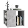 Mesa auxiliar madera contrachapada gris hormigón 50x50x45 cm en Mesas auxiliares | Comprar online en Foru.es