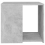 Mesa auxiliar madera contrachapada gris hormigón 50x50x45 cm en Mesas auxiliares | Comprar online en Foru.es