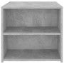 Mesa auxiliar madera contrachapada gris hormigón 50x50x45 cm en Mesas auxiliares | Comprar online en Foru.es