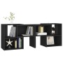 Mueble de TV madera contrachapada negro 104x30x52 cm de vidaXL, Muebles TV - Ref: Foro24-808351, Precio: 50,05 €, Descuento: %