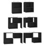Mueble de TV madera contrachapada negro 104x30x52 cm de vidaXL, Muebles TV - Ref: Foro24-808351, Precio: 50,05 €, Descuento: %