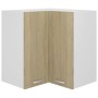 Armario esquinero colgante "Lyon" roble Sonoma 57x57x60 cm madera de ingeniería en Armarios de cocina | Comprar online en Foru.e