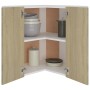 Armario esquinero colgante "Lyon" roble Sonoma 57x57x60 cm madera de ingeniería en Armarios de cocina | Comprar online en Foru.e