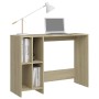 Escritorio notebook contrachapado roble Sonoma 102,5x35x75 cm de vidaXL, Escritorios - Ref: Foro24-808344, Precio: 57,64 €, D...