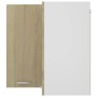 Armario esquinero colgante "Lyon" roble Sonoma 57x57x60 cm madera de ingeniería en Armarios de cocina | Comprar online en Foru.e