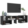 Mueble de TV madera contrachapada gris 149x30x52 cm de vidaXL, Muebles TV - Ref: Foro24-808361, Precio: 67,55 €, Descuento: %