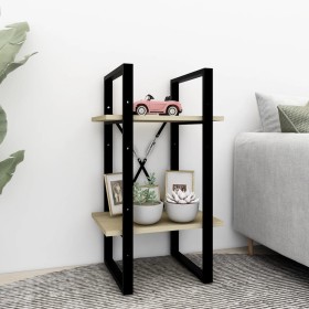 Estantería de 2 niveles contrachapada roble Sonoma 40x30x70 cm en Librerías y estanterías | Comprar online en Foru.es