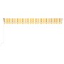 Toldo automático LED sensor de viento amarillo blanco 600x350cm de vidaXL, Toldos - Ref: Foro24-3069053, Precio: 788,63 €, De...