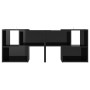 Mueble de TV madera contrachapada negro brillante 104x30x52 cm de vidaXL, Muebles TV - Ref: Foro24-808357, Precio: 62,99 €, D...