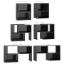Mueble de TV madera contrachapada negro brillante 104x30x52 cm de vidaXL, Muebles TV - Ref: Foro24-808357, Precio: 62,99 €, D...