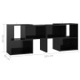 Mueble de TV madera contrachapada negro brillante 104x30x52 cm de vidaXL, Muebles TV - Ref: Foro24-808357, Precio: 62,99 €, D...