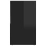 Mueble de TV madera contrachapada negro brillante 149x30x52 cm de vidaXL, Muebles TV - Ref: Foro24-808366, Precio: 56,06 €, D...