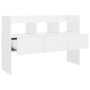 Aparador de madera contrachapada blanco brillante 105x30x70 cm de vidaXL, Aparadores - Ref: Foro24-808383, Precio: 73,30 €, D...