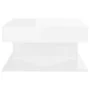 Mesa de centro madera de ingeniería gris brillo 57x57x30 cm de vidaXL, Mesas de centro - Ref: Foro24-808374, Precio: 101,33 €...