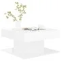 Glänzend grauer Couchtisch aus Holzwerkstoff, 57 x 57 x 30 cm von vidaXL, Couchtisch - Ref: Foro24-808374, Preis: 101,33 €, R...
