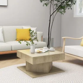 Sonoma oak plywood coffee table 57x57x30 cm by vidaXL, Coffee table - Ref: Foro24-808371, Price: 44,77 €, Discount: %