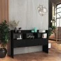 Aparador de madera contrachapada negro 105x30x70 cm de vidaXL, Aparadores - Ref: Foro24-808378, Precio: 78,86 €, Descuento: %