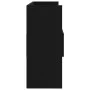 Aparador de madera contrachapada negro 105x30x70 cm de vidaXL, Aparadores - Ref: Foro24-808378, Precio: 78,86 €, Descuento: %