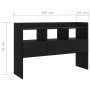 Aparador de madera contrachapada negro 105x30x70 cm de vidaXL, Aparadores - Ref: Foro24-808378, Precio: 75,85 €, Descuento: %