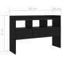 Aparador de madera contrachapada negro 105x30x70 cm de vidaXL, Aparadores - Ref: Foro24-808378, Precio: 78,86 €, Descuento: %