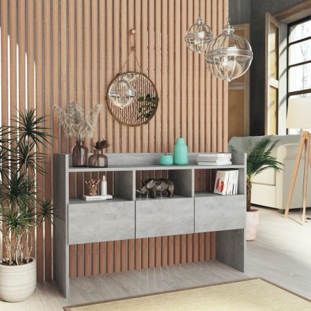 Aparador de madera contrachapada gris hormigón 105x30x70 cm de vidaXL, Aparadores - Ref: Foro24-808381, Precio: 65,01 €, Desc...