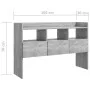 Aparador de madera contrachapada gris hormigón 105x30x70 cm de vidaXL, Aparadores - Ref: Foro24-808381, Precio: 64,18 €, Desc...