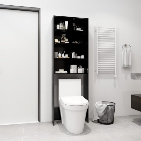 Armario de lavadora negro 64x24x190 cm de vidaXL, Accesorios para lavadoras y secadoras - Ref: Foro24-808405, Precio: 69,41 €...