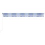 Toldo automático LED sensor de viento azul y blanco 600x350 cm de vidaXL, Toldos - Ref: Foro24-3069051, Precio: 794,39 €, Des...